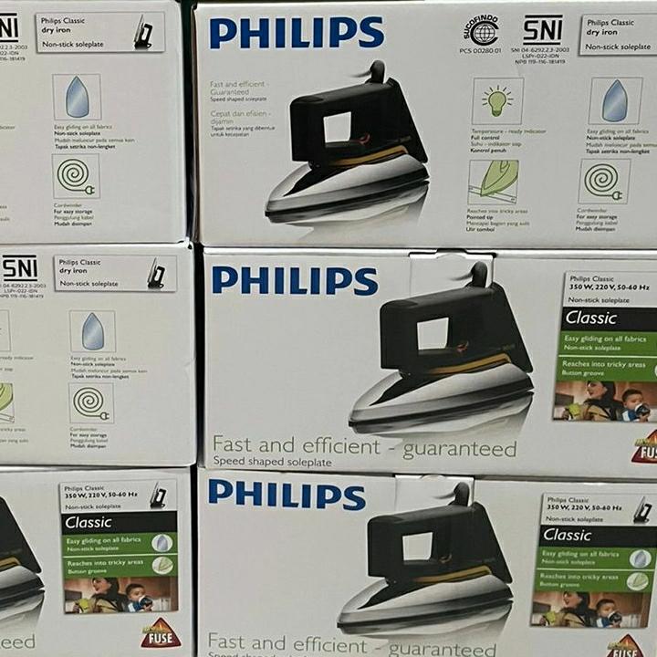 Setrika philips dry iron classic HD1172/99