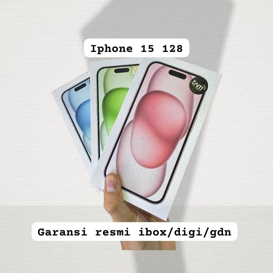 Iphone 15 128 Garansi Resmi ibox/digi/gdn