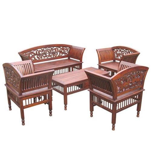 Set Kursi Tamu Klasik Kayu Jati