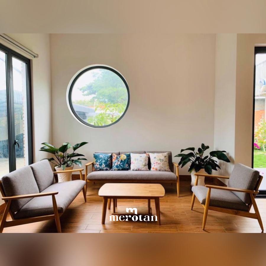 Set Kursi Tamu Retro Kayu Jati / Sofa Tamu Retro Jati / Kursi Tamu Minimalis