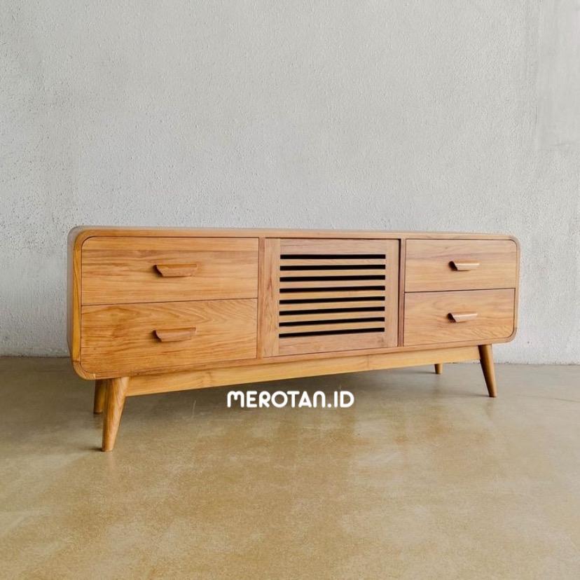 Bufet TV Retro/Meja TV Jati Minimalis/Sideboard