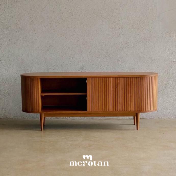 Bufet TV Minimalis / Bufet TV Jati Motif Salur