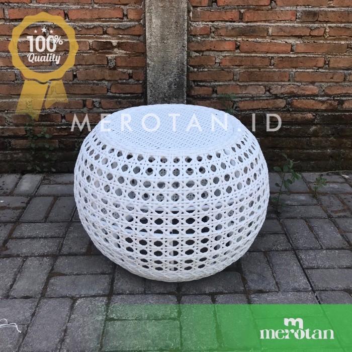 Meja Rotan Sintetis / Meja Teras Rotan / Meja Outdoor Rotan Sintetis