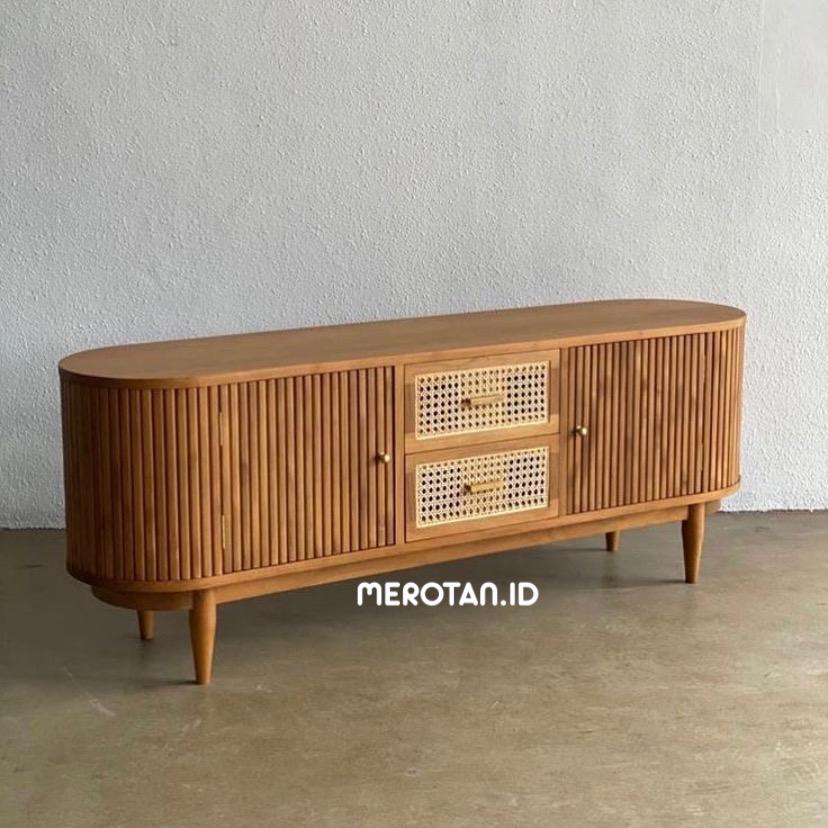 Sideboard / Bufet Jati Minimalis / Bufet TV Retro/Meja TV Retro