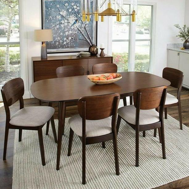 Dining Set / Meja & Kursi Makan Minimalis Jati