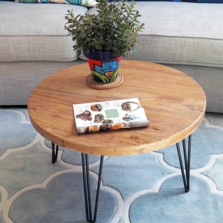 Coffe Table / Round Table / Meja Tamu Jati
