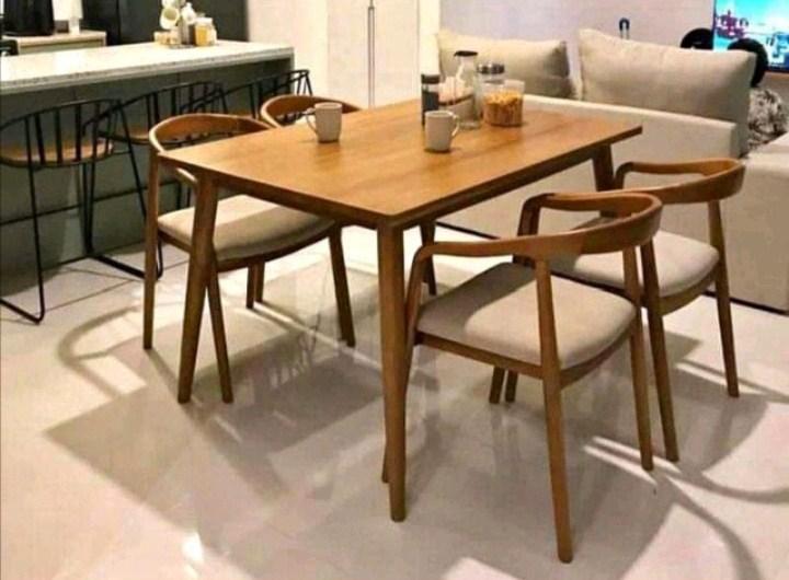 Set Kursi Meja Makan Selly Kayu Jati