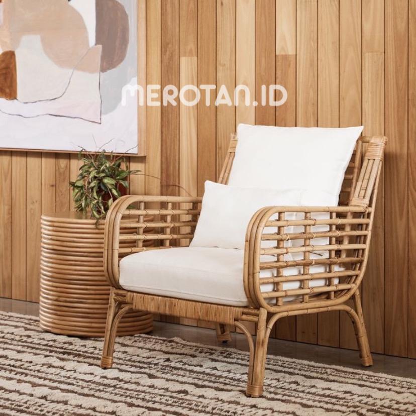 Kursi Tamu Rotan / Arm Chair Rotan / Rattan Chair / Kursi Cafe Rotan
