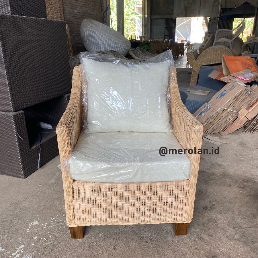 Kursi Tamu Rotan Alam / Arm Chair Rotan / Kursi Santai Rotan Alam