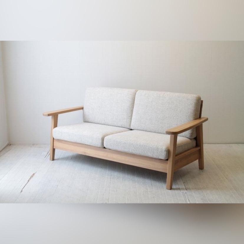Sofa Tamu Jati Minimalis Retro / Kursi Tamu Jati Minimalis