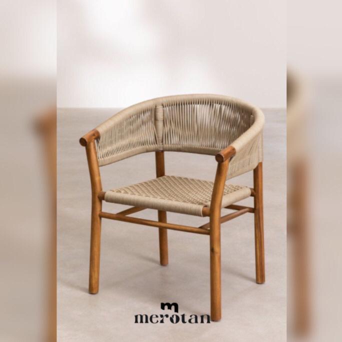Kursi Cafe Jati / Kursi Makan Jati Anyaman