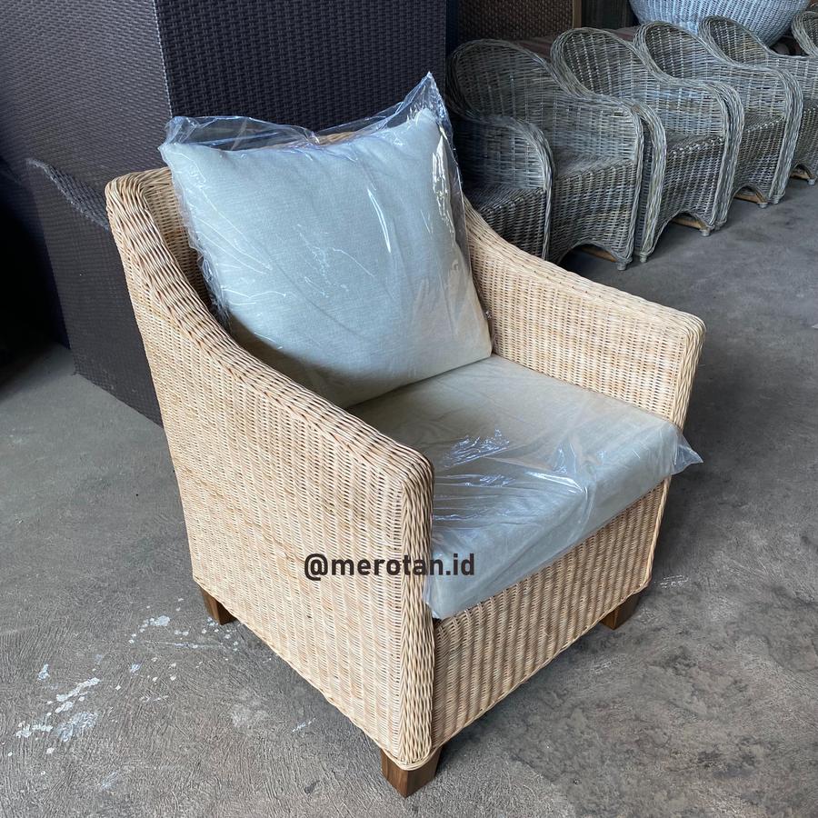 Kursi Tamu Rotan Alam / Arm Chair Rotan / Kursi Santai Rotan Alam