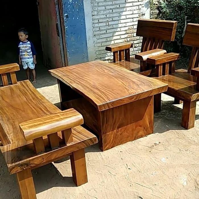 Kursi Tamu Trembesi / Set Meja Kursi Trembesi