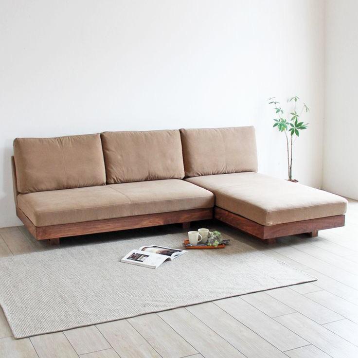 Sofa Minimalis / Sofa L Ruang Tamu Rangka Kayu Jati
