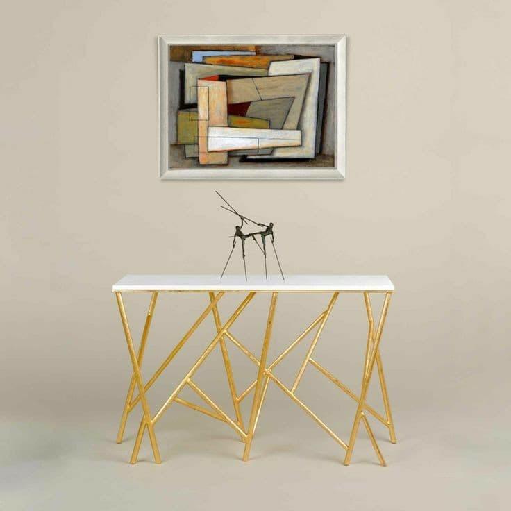 Console Table Luxury Top Marmer