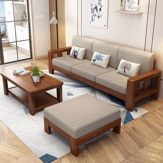 Kursi Sofa Tamu Kayu Jati Minimalis / Kursi Tamu Minimalis