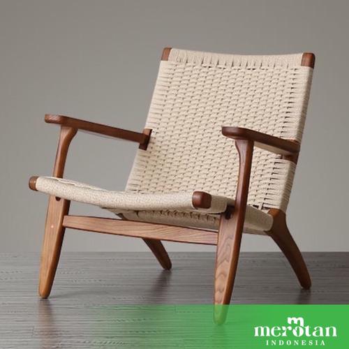 Kursi Santai Jati Anyaman Tali Rope / Kursi Malas Jati / Arm Chair