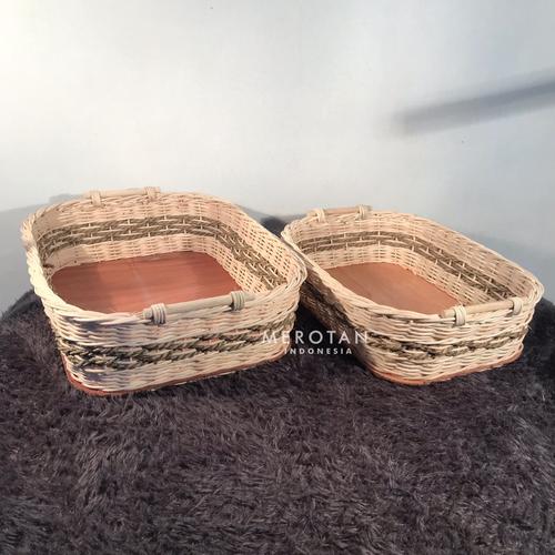 Keranjang Hampers Rotan / Nampan Rotan / Keranjang Hantaran