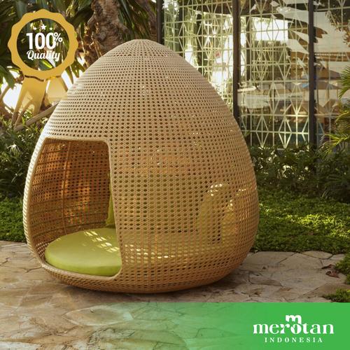 Gazebo Rotan Sintetis / Daybed Rotan Sintetis / Sofa Outdoor Rotan