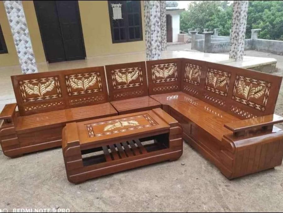 Set Kursi Tamu Sudut Jati