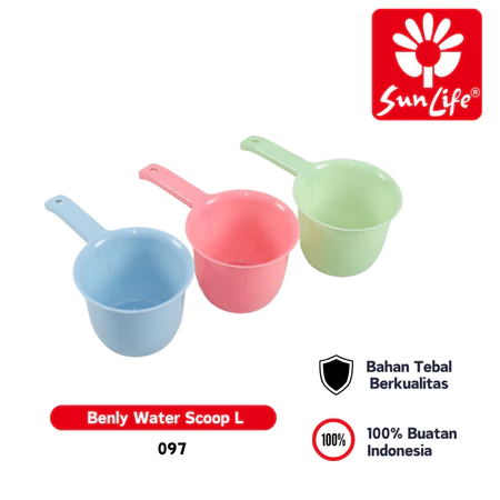 SunLife Benly Water Scoop (L) Gayung Bulat Gayung Air Plastik SNL-097 L