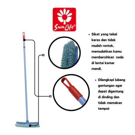 SunLife Martina Sikat Lantai 1 Pcs Floor Cleaning Brush Praktis SNL-461