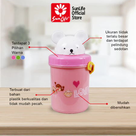 SunLife Froz Bottle – Botol Minum Anak Lucu & Anti Tumpah SNL-7094 S