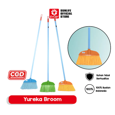 SunLife Yureka Broom Sapu Lantai Rumah Sapu Ijuk SNL-232