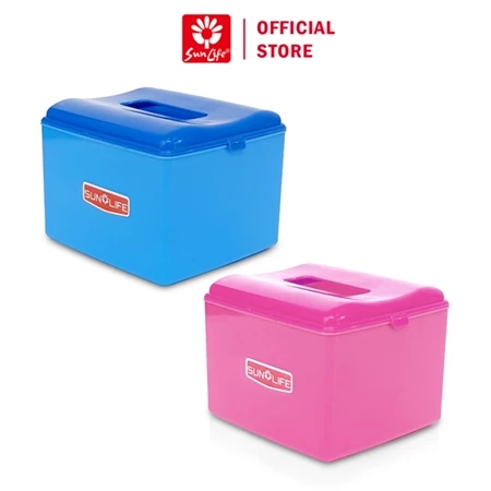 SunLife Siena Tissue Box Kotak Tissue Persegi 1 Pcs Dengan Tutup Tissue Box Serbaguna SNL-620