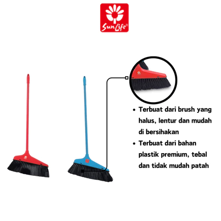 SunLife Port Land Sapu Lantai 1 Pcs Alat Pembersih Cleaning Broom Serbaguna SNL-231