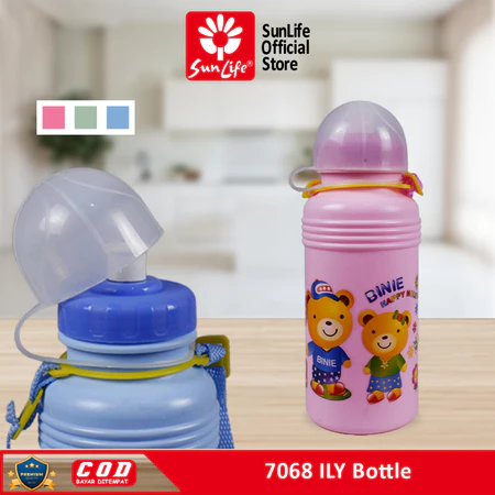 SunLife ILY Bottle – Botol Minum Anak Lucu & Anti Tumpah SNL-7068