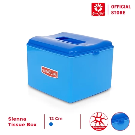 SunLife Siena Tissue Box Kotak Tissue Persegi 1 Pcs Dengan Tutup Tissue Box Serbaguna SNL-620