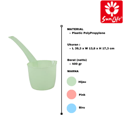 SunLife Derly Water Scoop (S) Gayung Air Plastik Gagang Panjang Gayung Es SNL-098 S