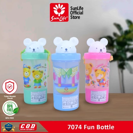 SunLife Fun Bottle Botol Minum Anak Botol Minum Motif Lucu SNL-7074