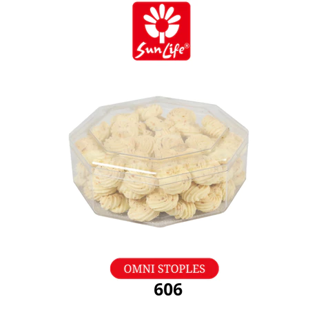Sunlife Omni Stoples Toples Plastik Kue Kering Toples Kurma Serbaguna Kapasitas 800 gr (15 pcs ) SNL-606