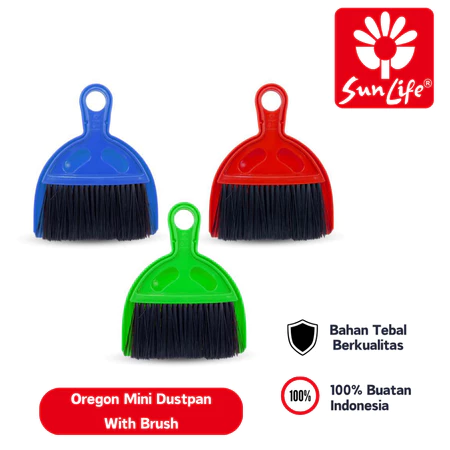 SunLife Oregon Pengki Mini 1 Pcs Dengan Sikat Dustpan With Brush Plastik SNL-211