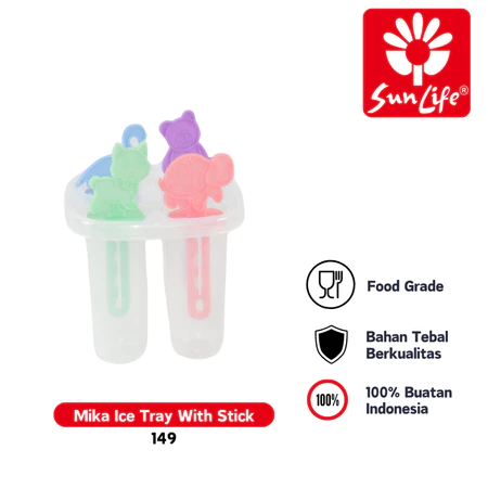 SunLife Mika Ice Tray With Stick (1 pcs/pack) Cetakan Es Plastik SNL-149