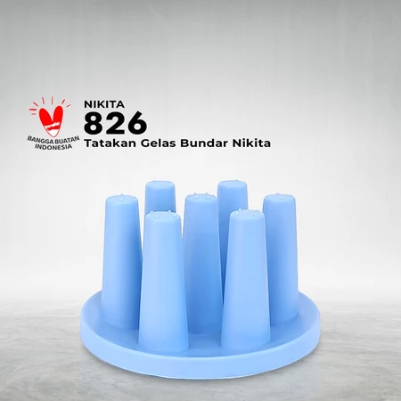 SunLife Nikita Tatakan Gelas Bundar 22 Cm 7 Slot Glass Stand Serbaguna SNL-826