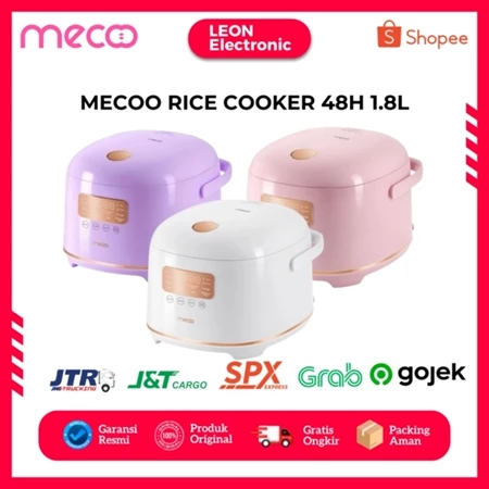 Rice Cooker Mecoo Digital Aesthetic Low Carbo 1.8L Low Carbo Low Sugar 400Watt