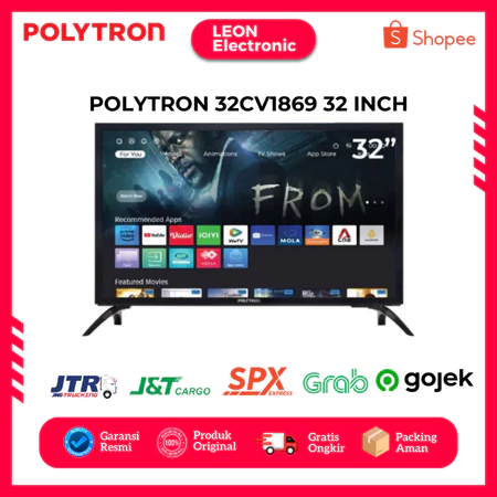 [CARGO] POLYTRON SMART DIGITAL TV 32" INCH HD DIGITAL TV DVB-T2 - PLD 32CV1869 / PLD 32CV2269
