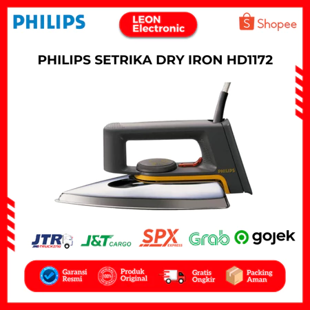 PHILIPS Setrika Dry Iron Classic HD1172 / HD 1172 350 Watt