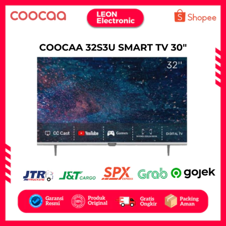 [CARGO] COOCAA 32S3U 32 Inch Smart LED TV Coolita 3.0 2K LED Dolby WiFi Youtube
