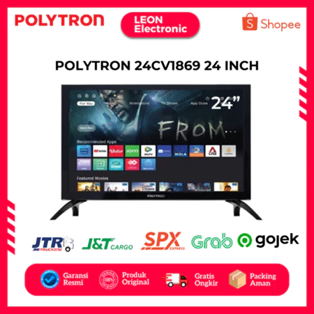 [CARGO] POLYTRON SMART DIGITAL HD TV 24" Inch DVB-T2 - PLD 24CV1869