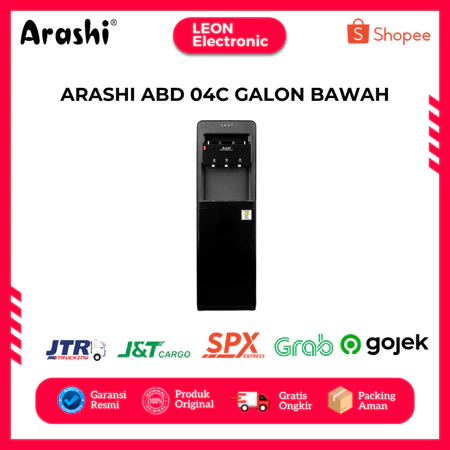 [Cargo] Dispenser Arashi ABD 04C Galon Bawah Fungsi Panas Dingin Normal