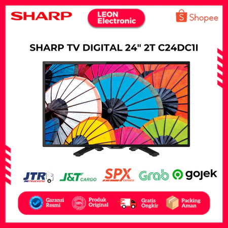 SHARP LED TV DIGITAL LED TV 24"Inch- 2T-C24DC1I