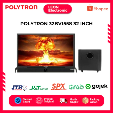[CARGO] POLYTRON Cinemax Soundbar DIGITAL HD LED TV 32"Inch - PLD 32BV1558