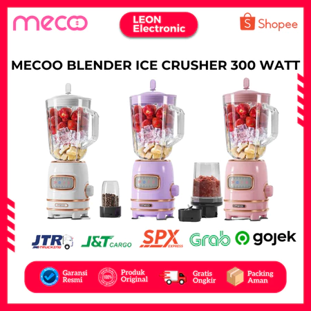 Mecoo Most Aesthetic 4 in 1 Blender Ice Crusher Juicer 300 Low Watt