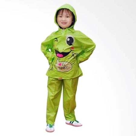 Jas Hujan Anak Kido Setelan Baju dan Celana / Mantel Hujan Anak / Raincoat Anak