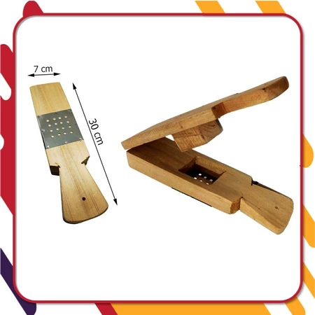 Cetakan Unthuk Yuyu Bahan Kayu / Cetakan Camilan Untuk Cacing Petulo Jajan Pasar Tradisional