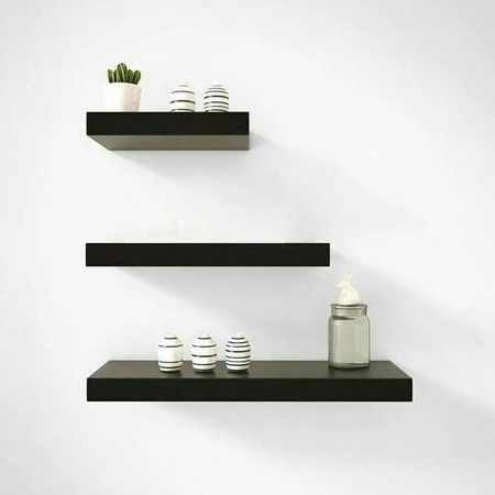 RAK DINDING MINIMALIS RAK AMBALAN MELAYANG MURAH SATU SET 3PCS